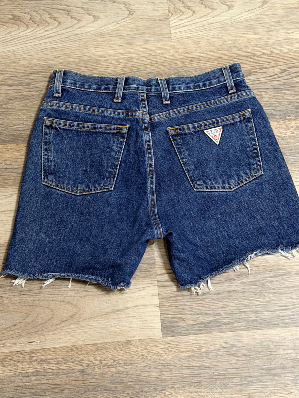Guess Women’s Dark Blue Relaxed Denim Shorts